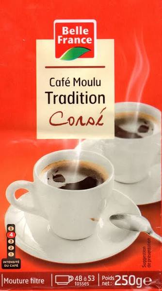 Café moulu tradition 250g