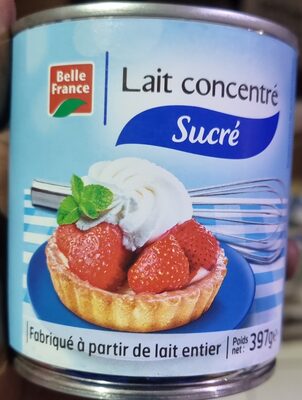 Lait concentré sucré