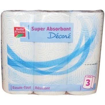 Essuie-tout décoré x3 Belle France
