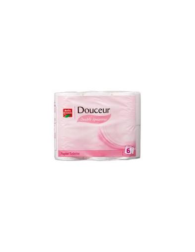Papier toilette 6 rouleaux Eco Prix Belle France