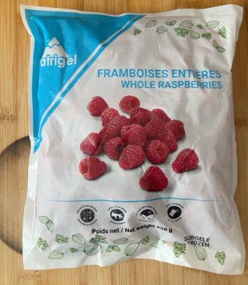 Framboises entières surgelées