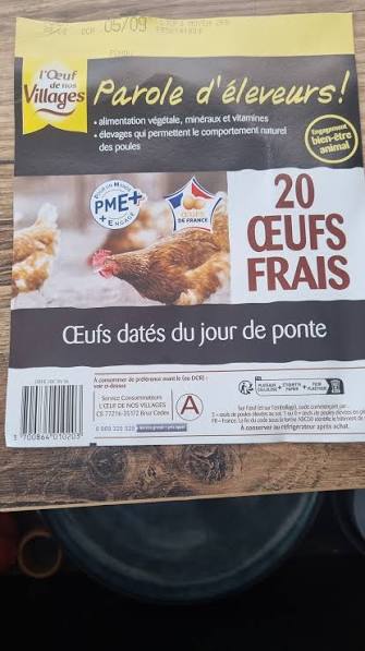 Œufs Parole d'Éleveurs boîte de 12