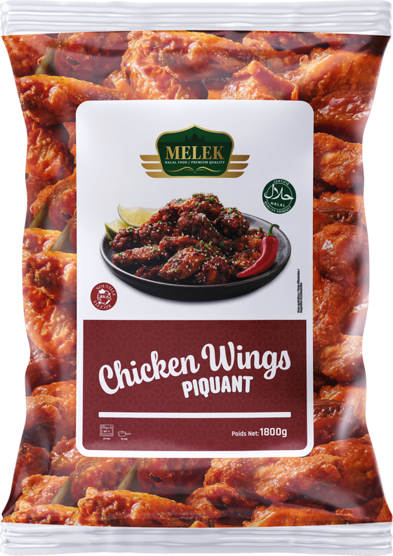 Chicken wings spicy Melek 1800g surgelé halal