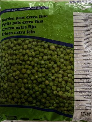 Petits pois extra fins surgelés 1kg