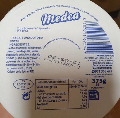 Fromage fondu à tartiner Medea 24 portions